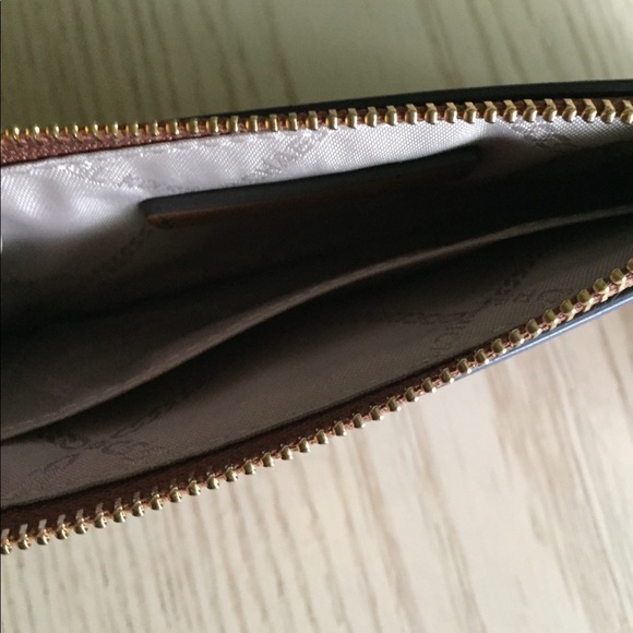 Michael Kors Brown Multi Slim Card Case - Picture 6 of 10